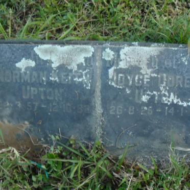 UPTON Norman Keith 1957-1983 :: UPTON Joyce Doreen 1925-1969