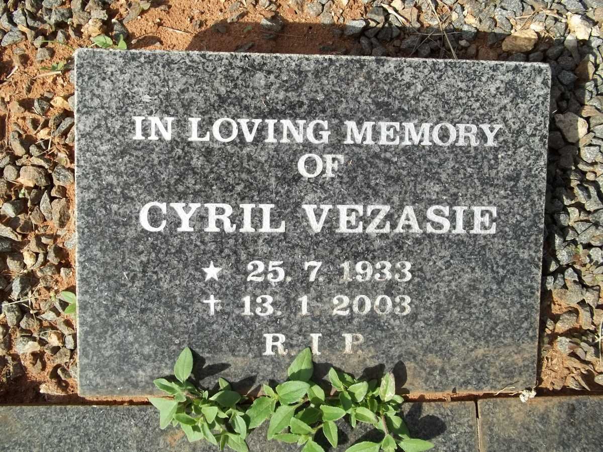 VEZASIE William J. 1904-1964 &amp; Maud A. 1910-1979 :: VEZASIE Cyril 1933-2003