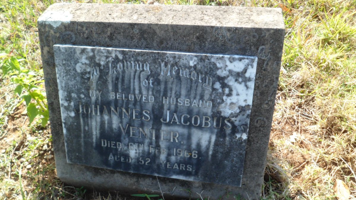 VENTER Johannes Jacobus  -1966