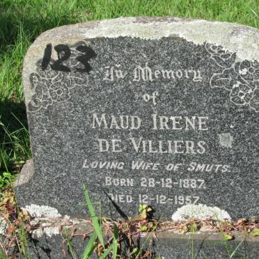 VILLIERS Maud Irene, de 1887-1957