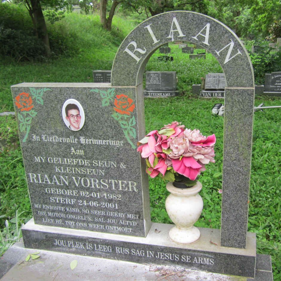 VORSTER Riaan 1982-2001