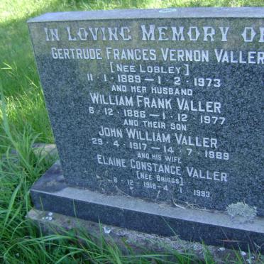 VALLER :: LOBLEY :: BRIGGS