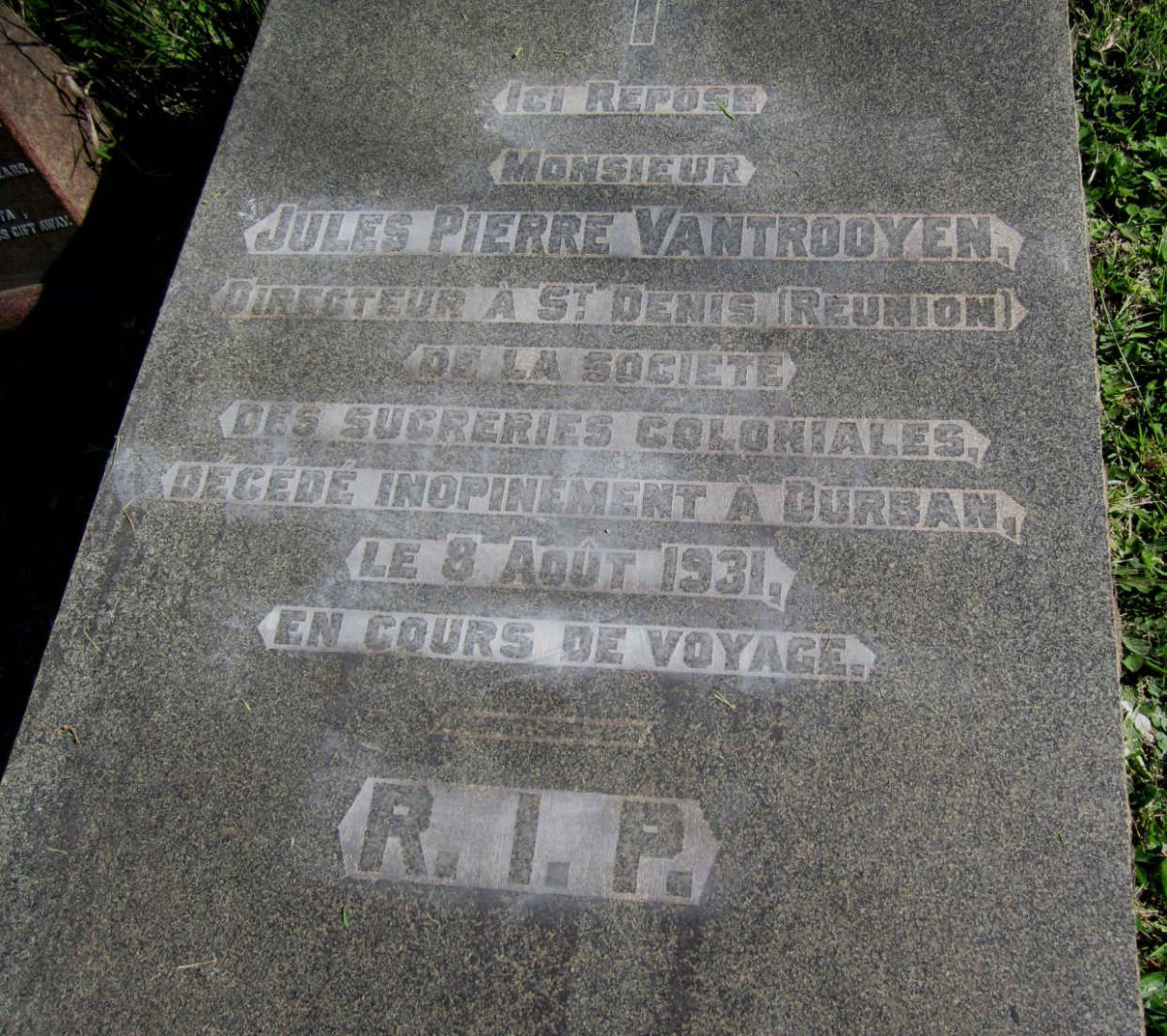 VANTROOYEN Jules Pierre -1931