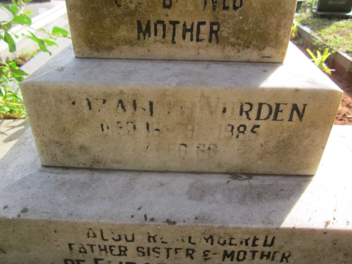 VURDEN Elizabeth -1985