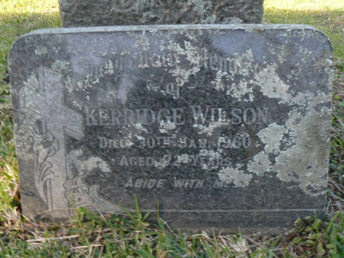 WILSON Kerridge -1960
