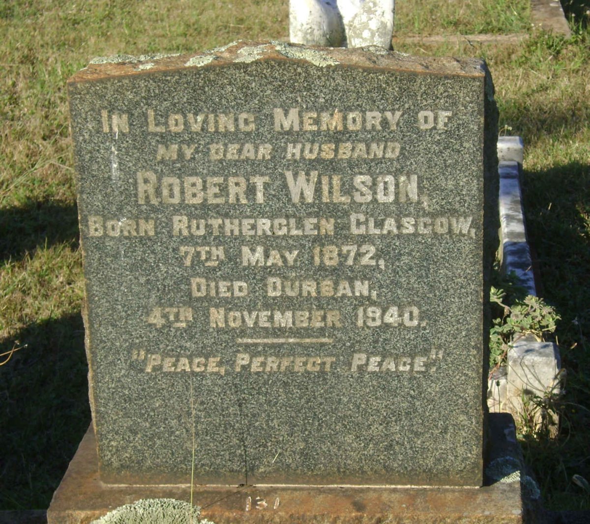 WILSON Robert 1872-1940