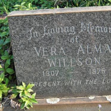WILLSON Vera Alma 1907-1975