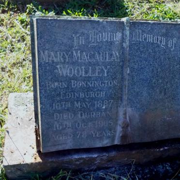 WOOLLEY Mary MacCAULEY 1887-1965