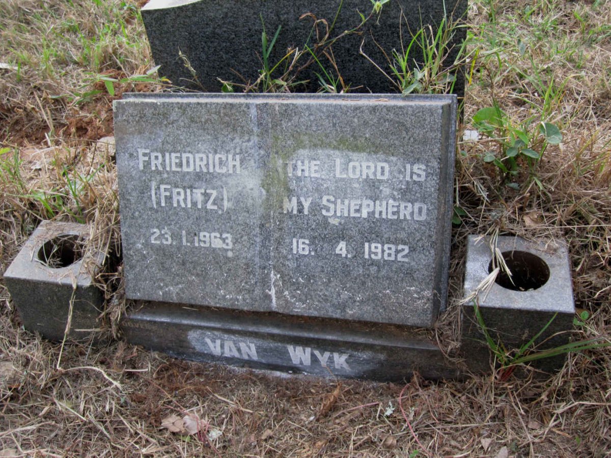WYK Friedrich, van 1963-1982