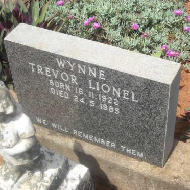 WYNNE Trevor Lionel 1922-1985