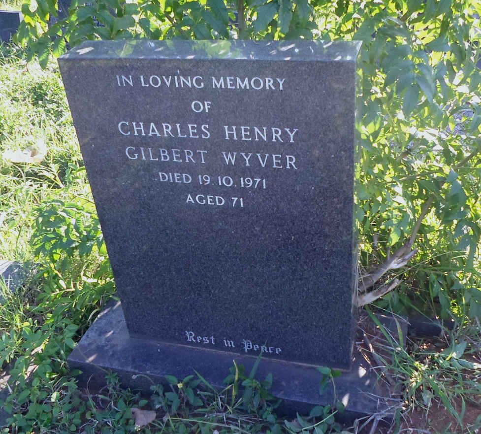 WYVER Charles Henry Gilbert -1971