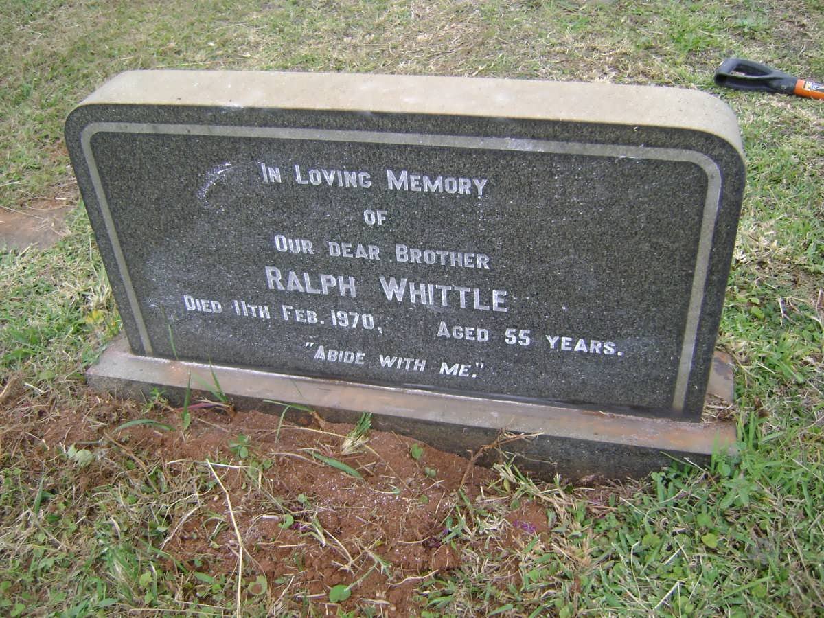 WHITTLE Ralph -1970