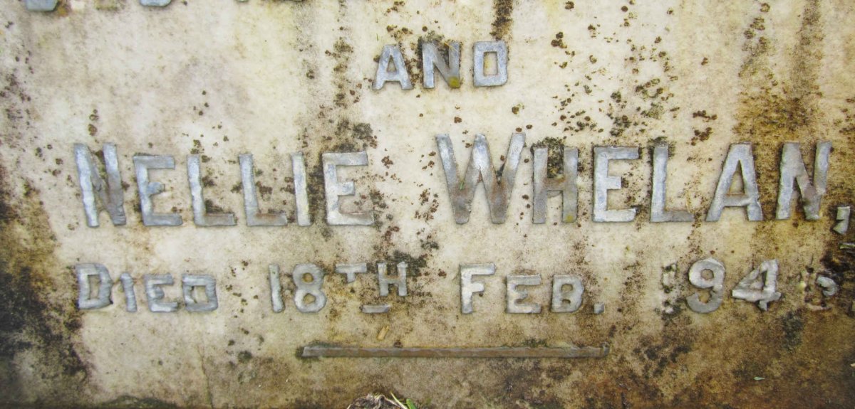 WHELAN Ellen Eliza -1940