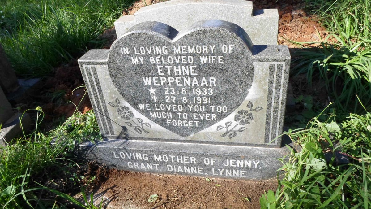 WEPPENAAR Ethne 1933-1991