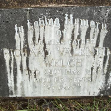 WELCH Richard Valentine -1968