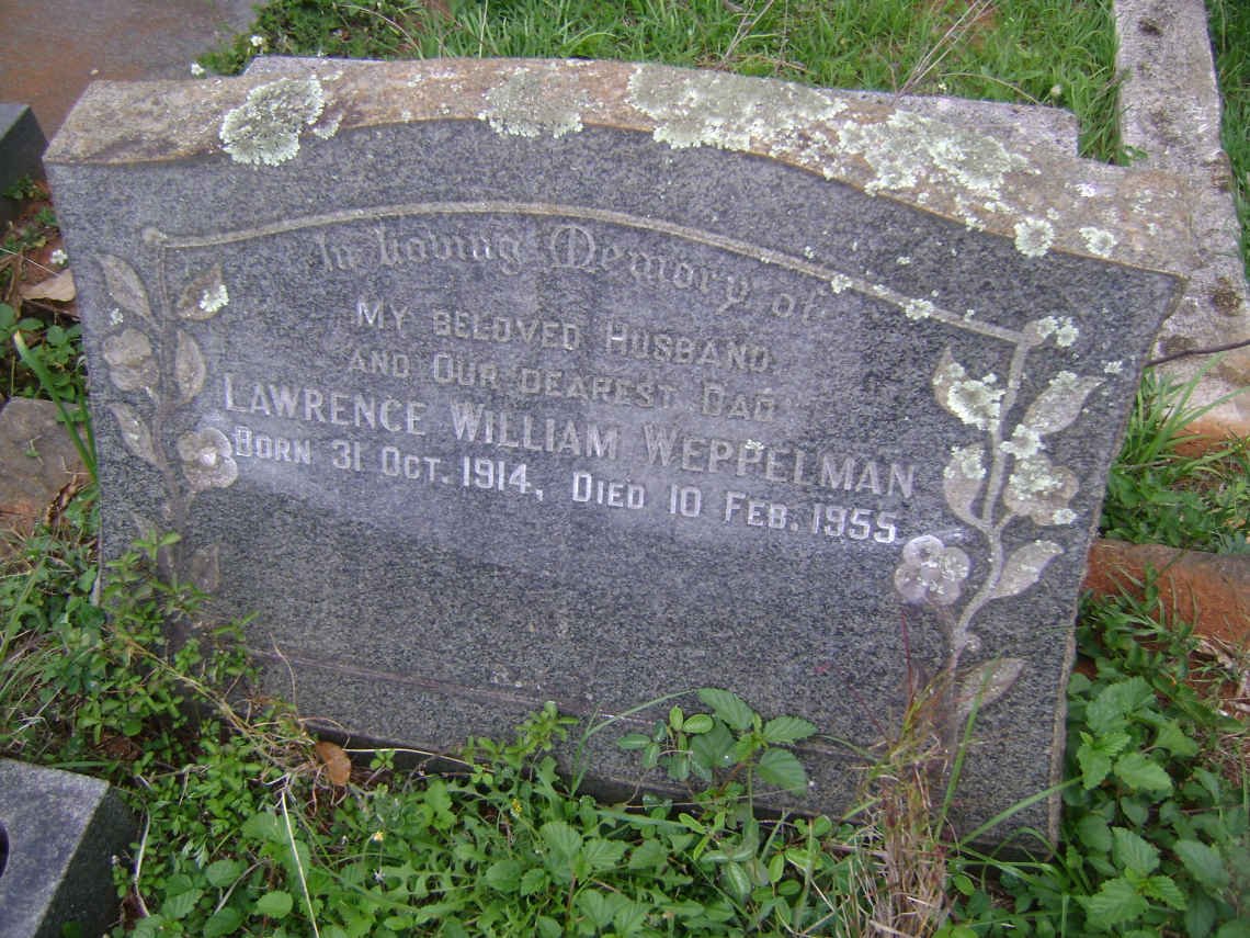 WEPPELMAN Lawrence William 1914-1955