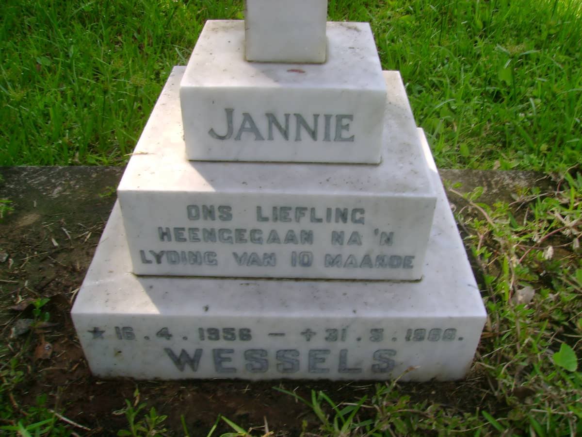 WESSELS Jannie 1956-1966