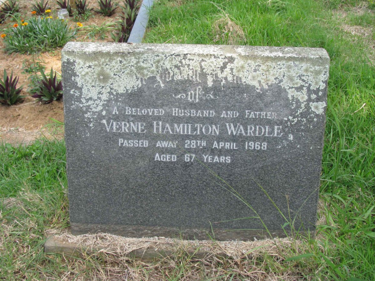 WARDLE Verne Hamilton -1968