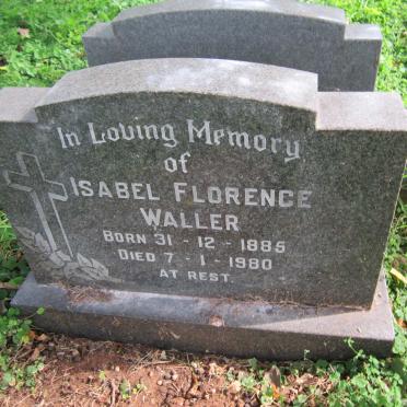WALLER Isabel Florence 1885-1980