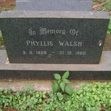 WALSH Phyllis 1908-1980