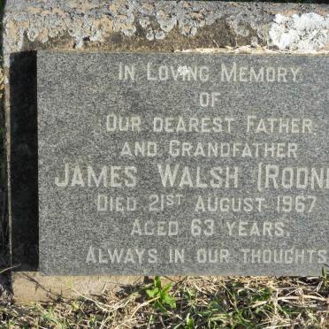WALSH James -1967