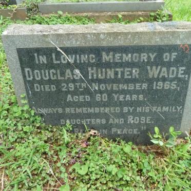 WADE Douglas Hunter -1965