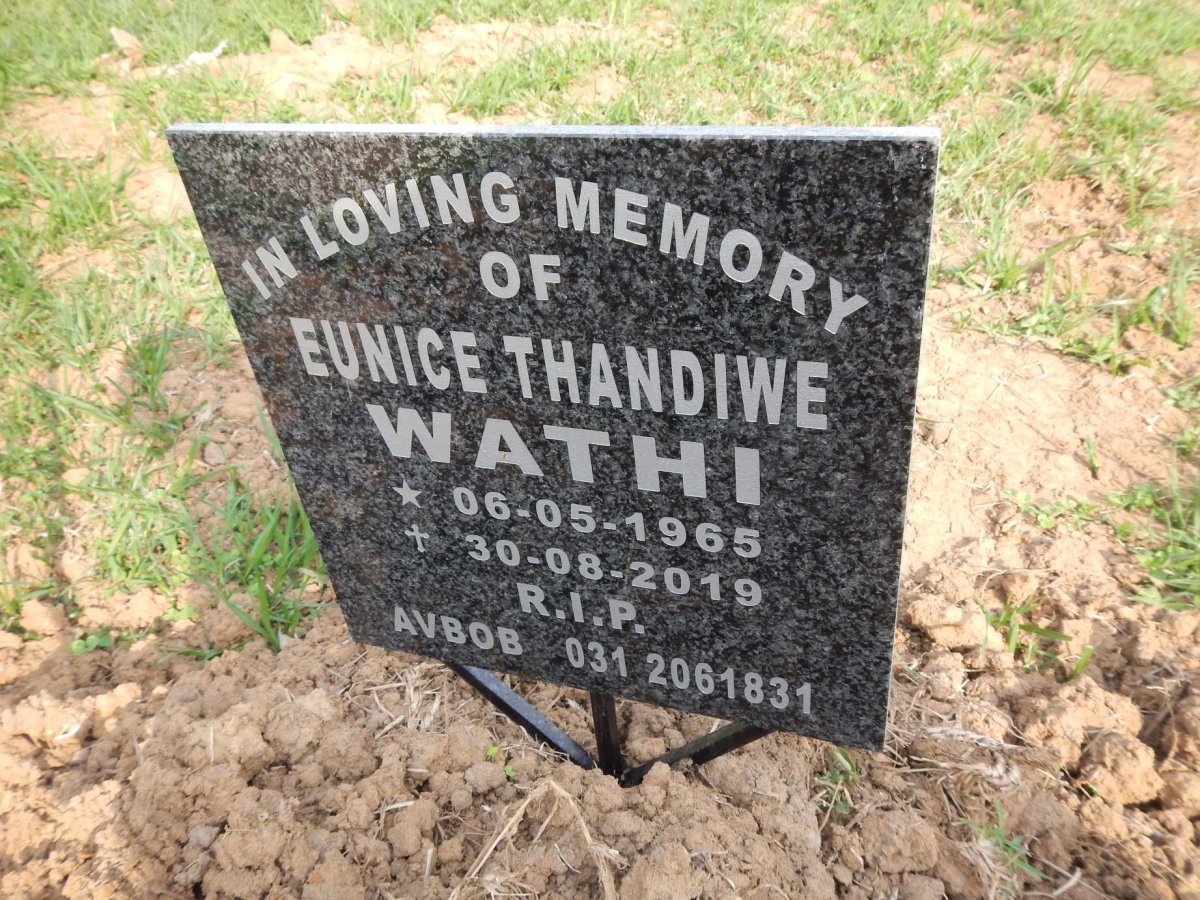 WATHI Eunice Thandiwe 1965-2019