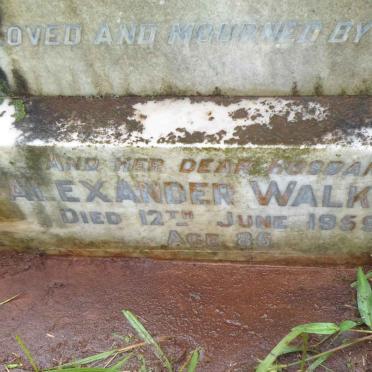 WALKER Alexander -1959