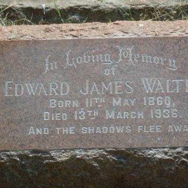 WALTERS Edward James 1860-1936