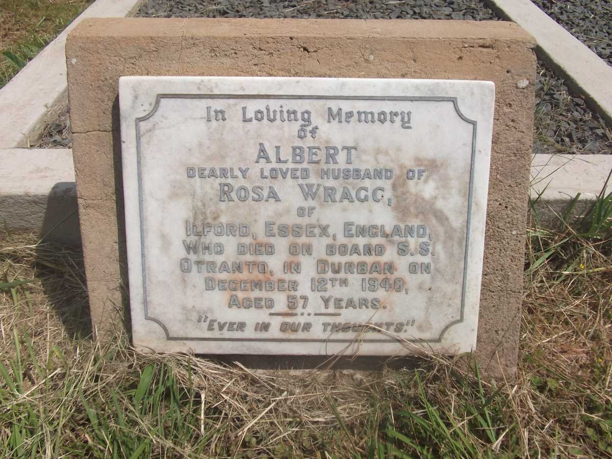 WRAGG Albert -1948