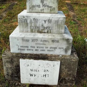 WRIGHT William Milburn -1950 &amp; Adela Mary DYER -1935