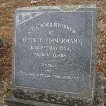 ZIMMERMANN Ottilie -1954