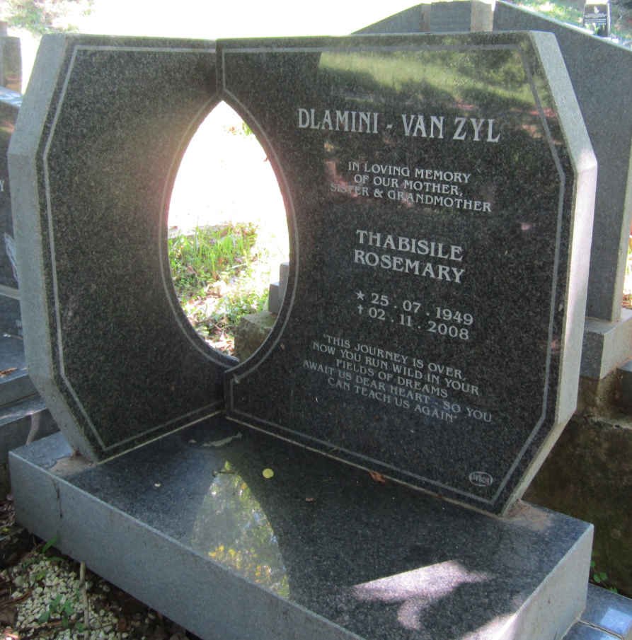 ZYL Thabisile Rosemary, van DLAMINI 1949-2008