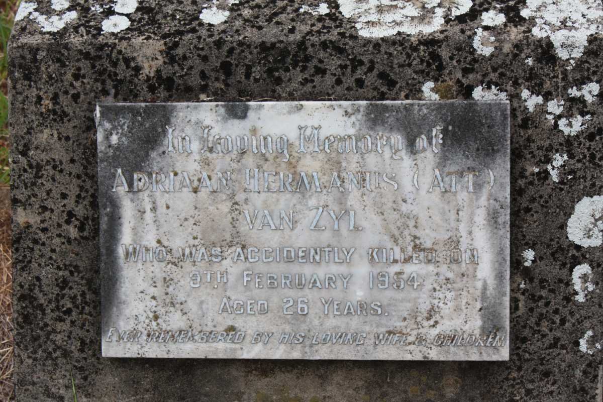 ZYL Adriaan Hermanus, van -1954