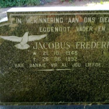 ? Jacobus Frederick 1946-1992