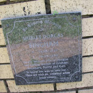 BINGHAM Shirley Dorcas 1927-1999