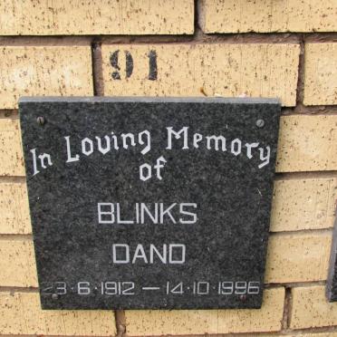 DAND Blinks 1912-1996