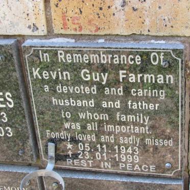 FARMAN Kevin Guy 1943-1999