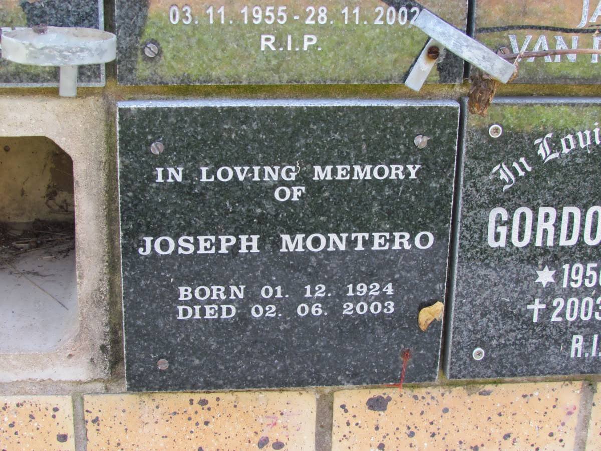 MONTERO Joseph 1924-2003