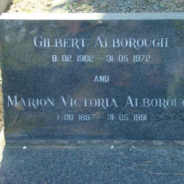 ALBOROUGH Gilbert 1902-1972 &amp; Marion Victoria 1897-1991
