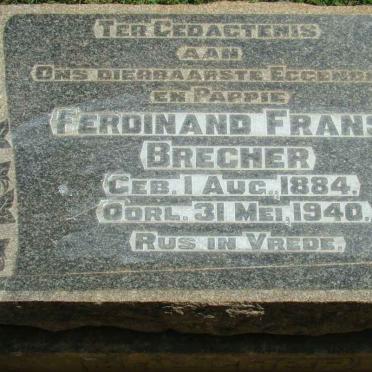 BRECHER Ferdinand Frans 1884-1940