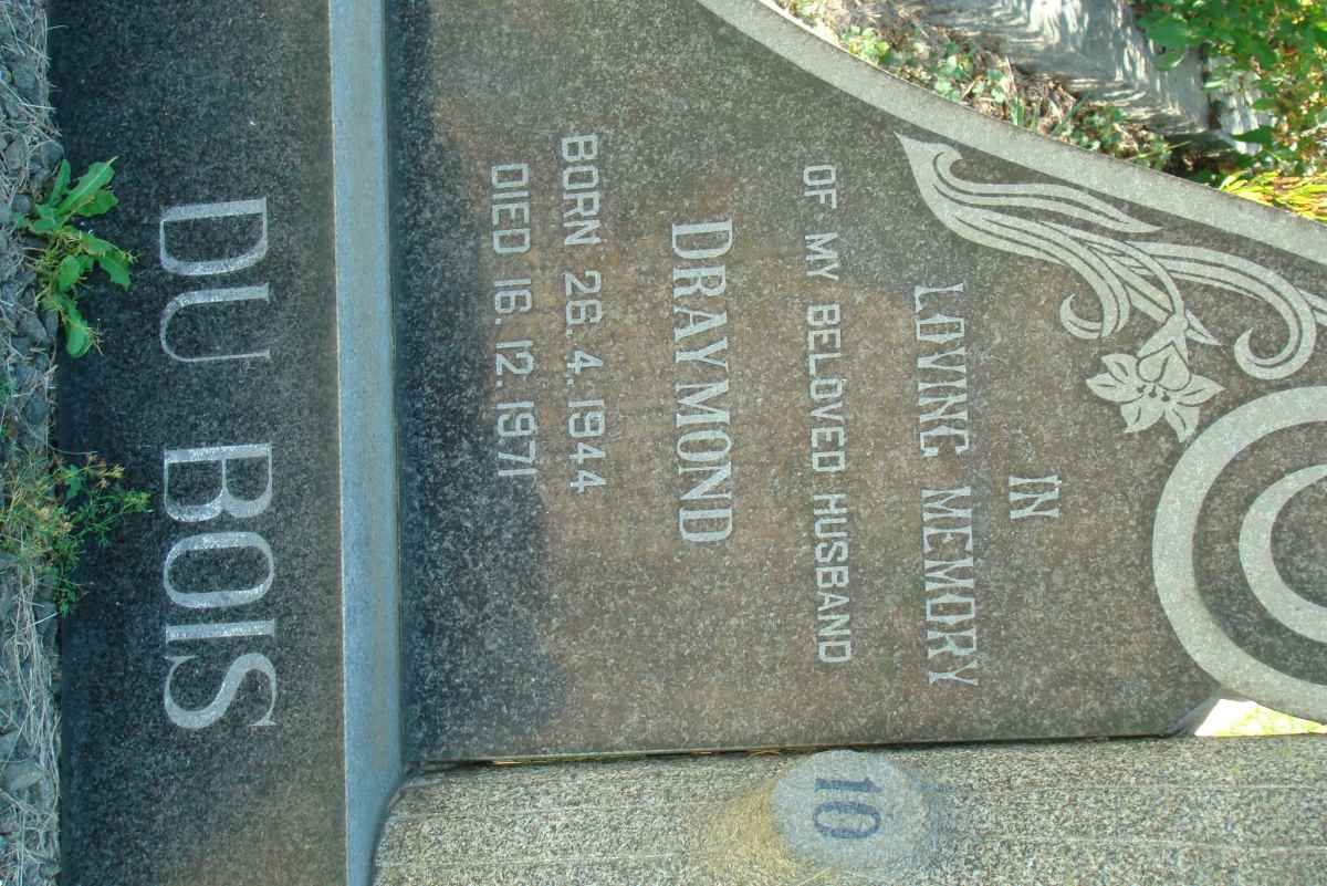 BOIS Draymond, du 1944-1971