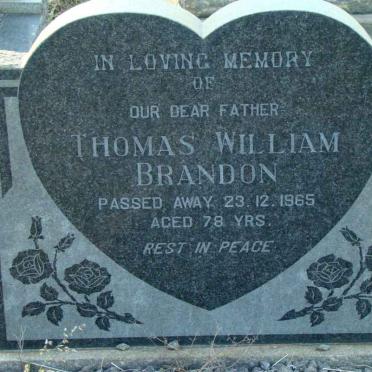 BRANDON Thomas William -1965