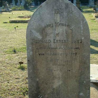 BAYS Reginald Ernest