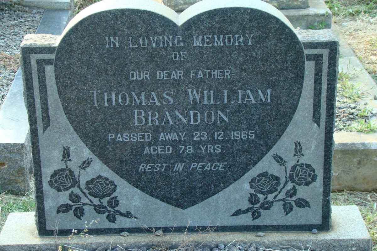 BRANDON Thomas William -1965