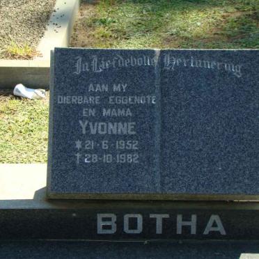 BOTHA Yvonne 1952-1982