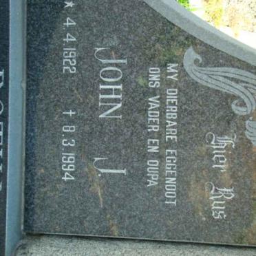 BOTHA John J. 1922-1994