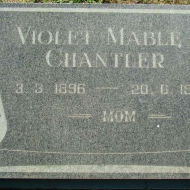 CHANTLER Violet Mable 1896-1985