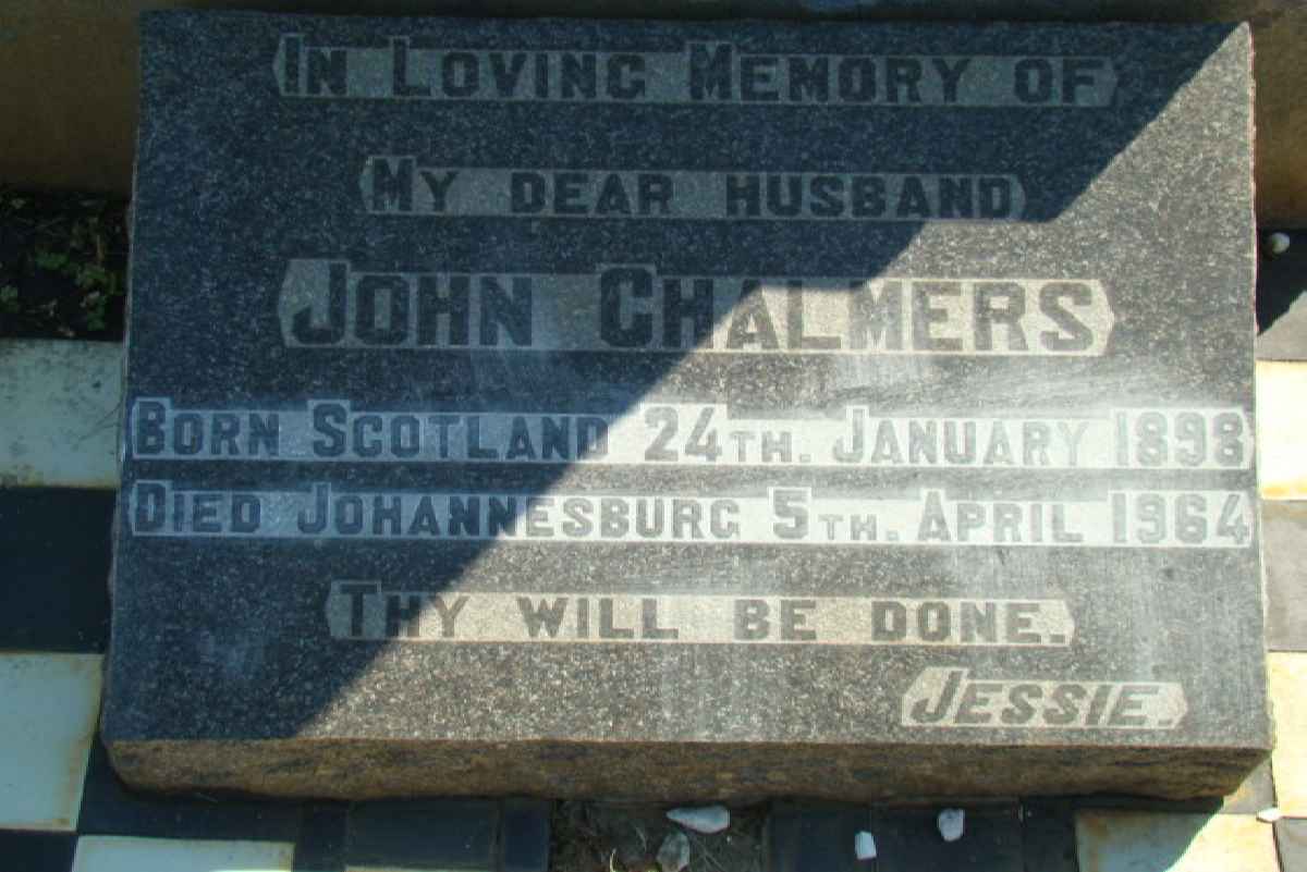 CHALMERS John 1898-1964