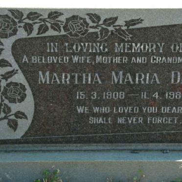 DICKS Martha Maria 1908-1986